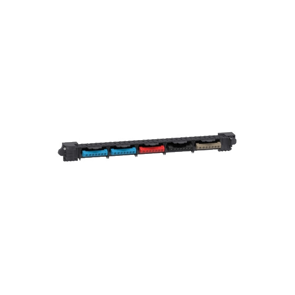 Borniers pour Coffret Triphasé 24 Modules Resi9 Schneider 2 Bleu 1 Rouge 1 Noir 1 Gris