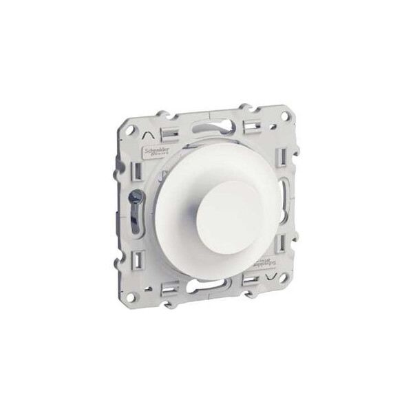 Variateur 2 fils blanc Schneider Odace 40 à 600W - Schneider Electric - S520511