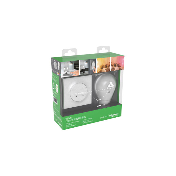 Kit lampe lumière couleur connectée Schneider Wiser Odace Lighting - Schneider Electric - S527578C