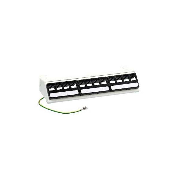 Panneau de Brassage LexCom Home Schneider 12 RJ45 S-One
