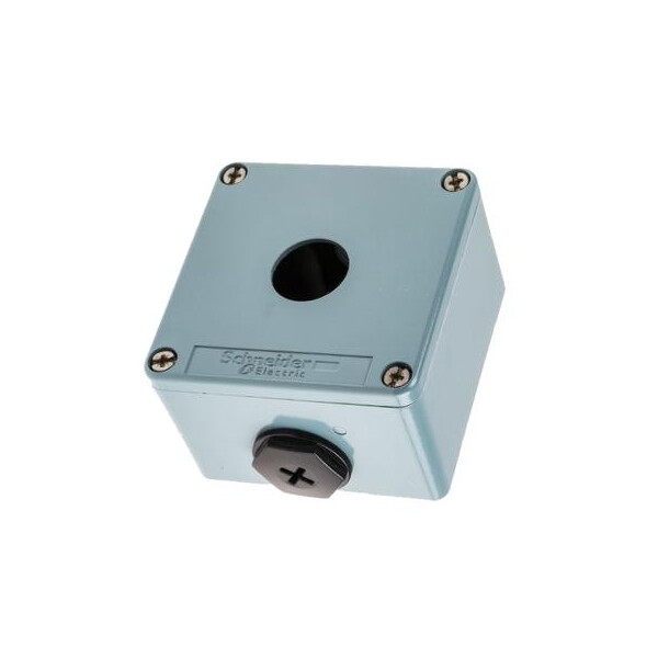 boîte à boutons vide XAPM métallique 1 perçage - Schneider Electric - XAPM1501