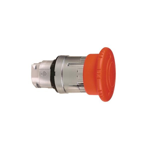 Harmony tête de coupure d'urgence Ø 40 tourner pour déverrouiller Ø22 rouge - Schneider Electric - ZB4BS54