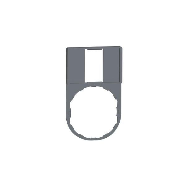 Harmony - porte étiquette plat 40x50 - zbz33 - personnalisé via configurateur - Schneider Electric - ZBZ33CUST01