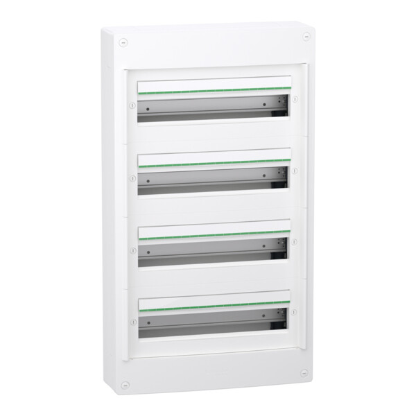 Coffret électrique en saillie Schneider PrismaSet XS 4 rangées 18 modules - Schneider Electric - LVSXT418