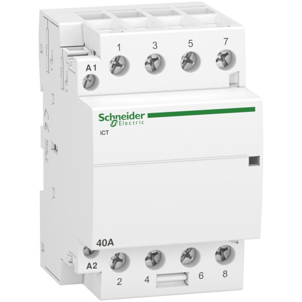 Contacteur auxiliarisable Schneider Acti9 iCT 230/240Vca 2P 40A 2NO 50Hz - Schneider Electric - A9C20844