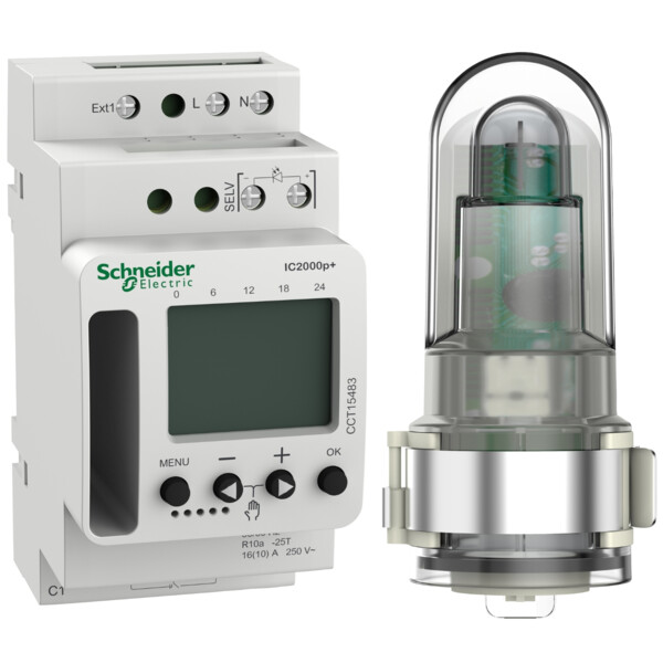 Acti9 ic2000p+ - interrupteur crépusculaire programmable - Schneider Electric - CCT15483