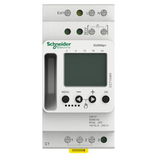 Acti9 ic2000p+ - interrupteur crépusculaire programmable - Schneider Electric - CCT15483