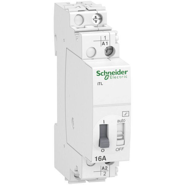 Télérupteur 16A Schneider Acti9 iTL 1NO 230 à 240V 110 VCC 50/60 Hz - Schneider Electric - A9C30811