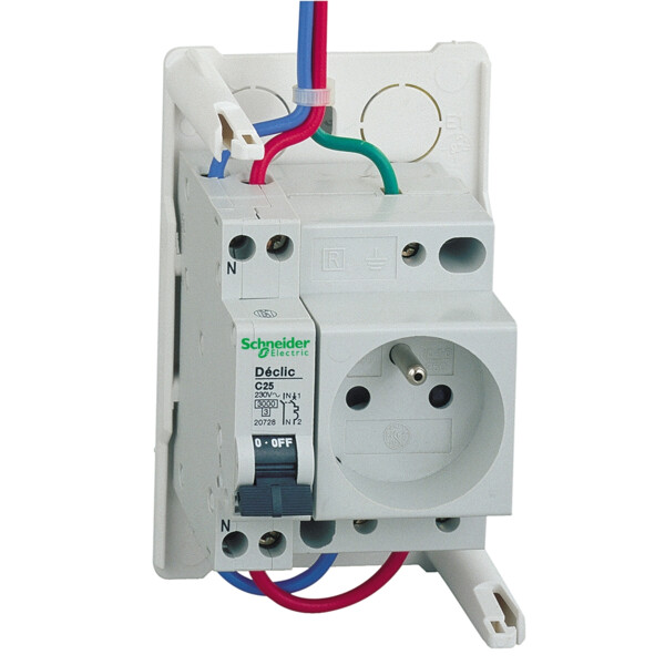 Mini coffret Schneider Opale 4 modules IP30 blanc RAL 9003  - Schneider Electric - 13394