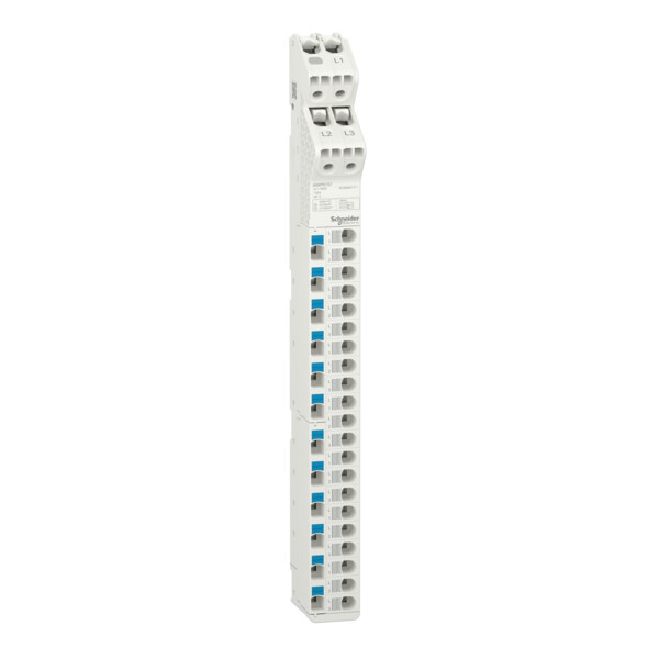 Répartiteur Vertical 125 A 250/440 V 33 Points de Connexion Acti9 Vdis Schneider - Schneider Electric - A9XPK707