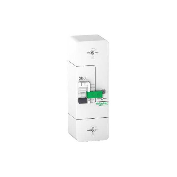 Disjoncteur de branchement Schneider Resi9 DB60 1P+N 60A fixe 500mA sélectif - Schneider Electric - R9FS660