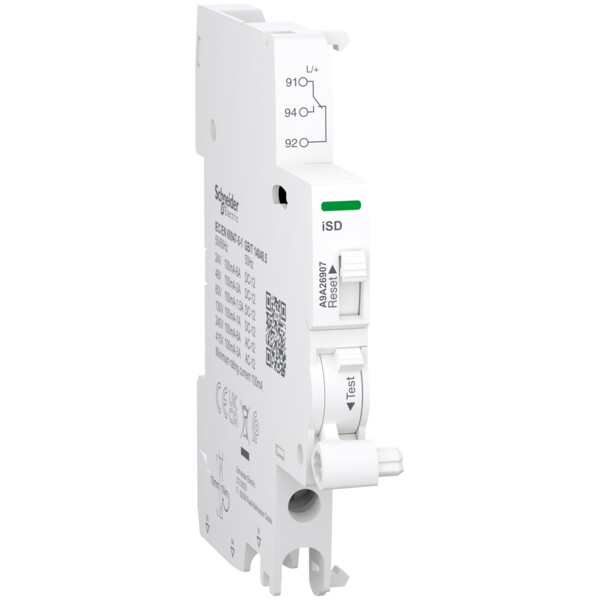 Contact auxiliaire 1 SD Schneider Acti9 Courant 100mA à 6A ca/dc - Schneider Electric - A9A26907