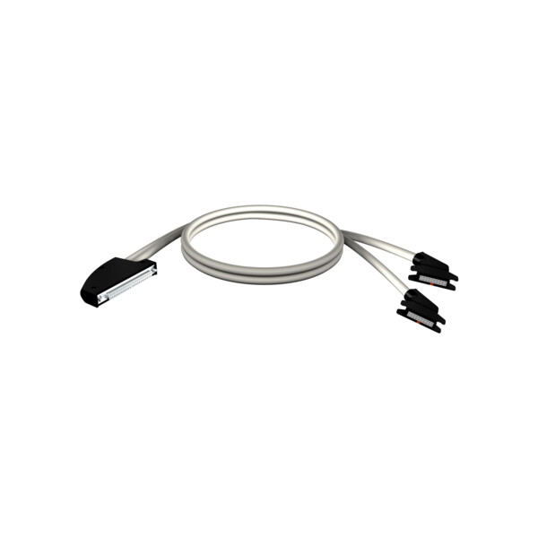 Cordon Modicon X80 Schneider Electric 3 m - Connecteur 40 Contacts vers 2xHE10 - Schneider Electric - BMXFCC303