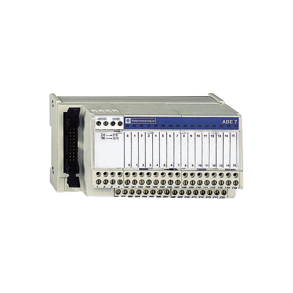Embase de raccordement passive Schneider Abe7 - 16 Entrées ou Sorties - Del - Schneider Electric - ABE7H16R21