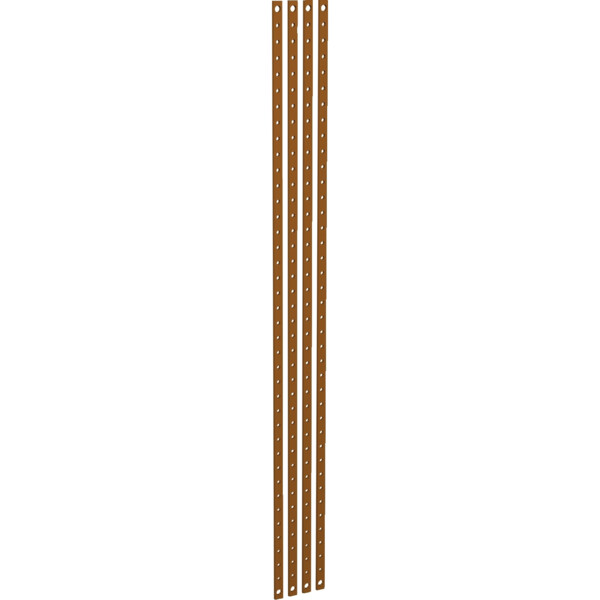 Jeu de Barre en Gaine 630 A Linergy BS Schneider Electric - Barre Taraudée de 32 sur 8 mm - Longueur 1400 mm - Lot de 4 - Schneider Electric - LVS04174