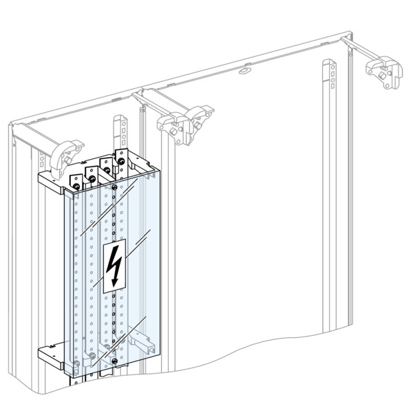 Écran de Protection de Jeu de Barres Etagés en Gaine Transparent Linergy BS Schneider Electric - Hauteur 1500 mm - Largeur 250 mm - Schneider Electric - LVS04197