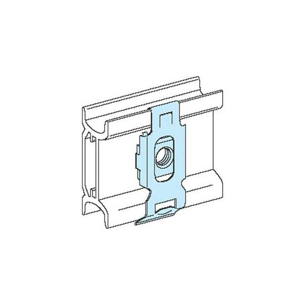 Ecrou Clipsable Prisma Schneider Electric - M4 - par Clips - Rail DIN - 0,14 kg - Schneider Electric - 03164