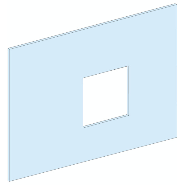 Plastron Horizontal 6 Modules PrismaSeT-P Schneider – pour Commande par Maneton – Installation Fixe - Schneider Electric - LVS03296