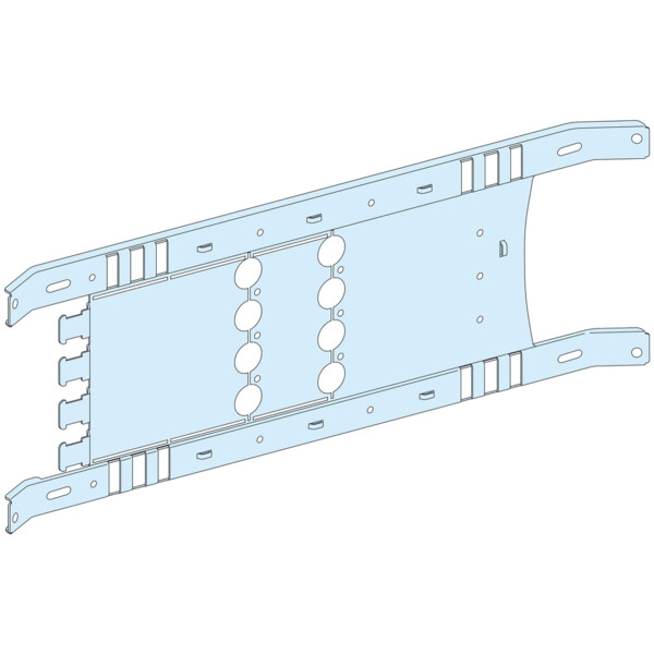 Platine NSX100-250 L650 Fixe 4P horizontal - Cde maneton - Schneider Electric - LVS03412