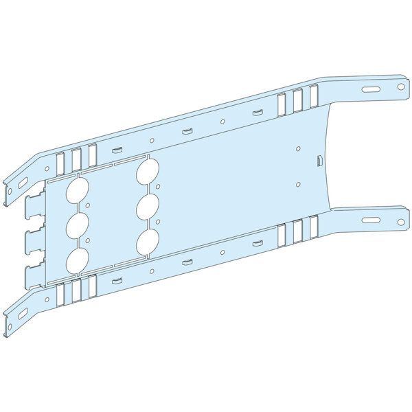 Platine de Montage PrismaSeT P pour Disjoncteurs ComPacT NSX400-630 3P – Montage Fixe Horizontal – Largeur 650 mm - Schneider Electric - LVS03451