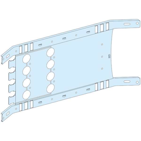 Platine PrismaSeT P Active Schneider Fixe Largeur 650 mm – pour NSX400 à 630 – 4P Horizontal avec Commande par Maneton - Schneider Electric - LVS03452