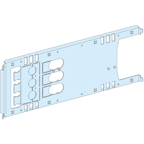 Platine de Montage PrismaSeT P Active Schneider Electric - NSX630 - Horizontale - Commande par Poignée Rotative - Commande par Maneton - Schneider Electric - LVS03453