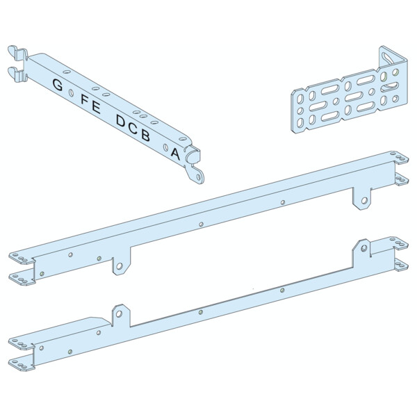 Platine inverseur Schneider PrismaSet P LVS03457 pour NSX630F - Socle horizontal - Télécommande L650 - Schneider Electric - LVS03457