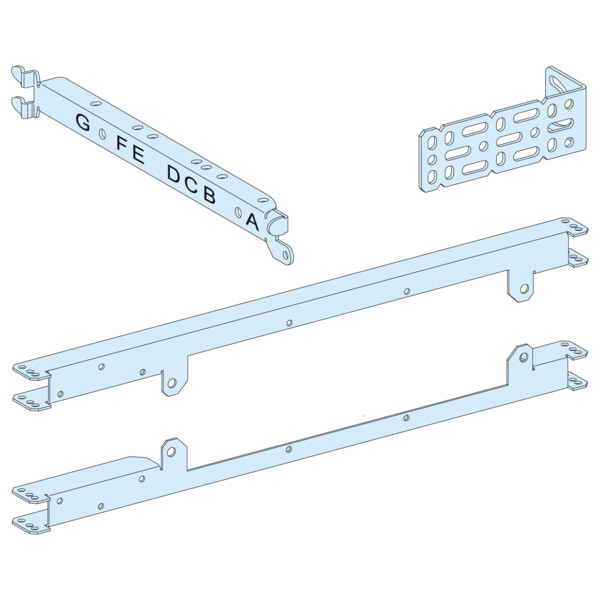 Platine inverseur Schneider PrismaSet P LVS03457 pour NSX630F - Socle horizontal - Télécommande L650 - Schneider Electric - LVS03457