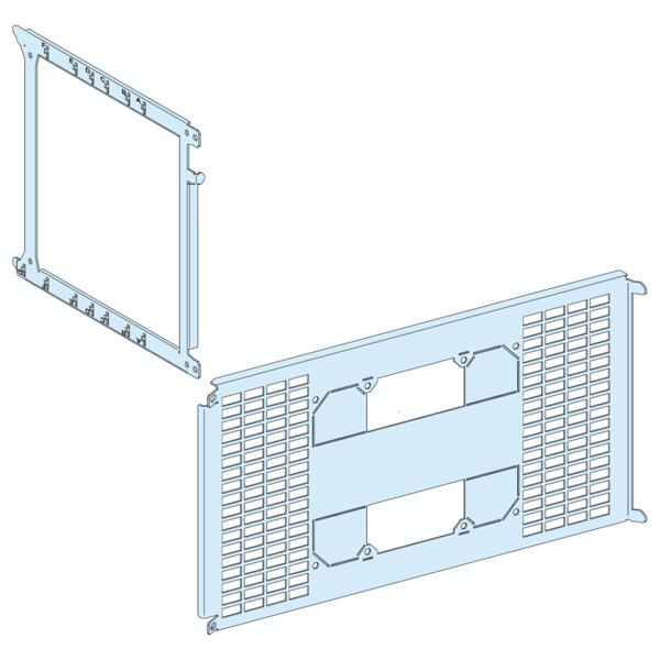 Platine NS800-1600 Fixe 3P4P Vertical L650 Prismaset p Active - Schneider Electric - LVS03482