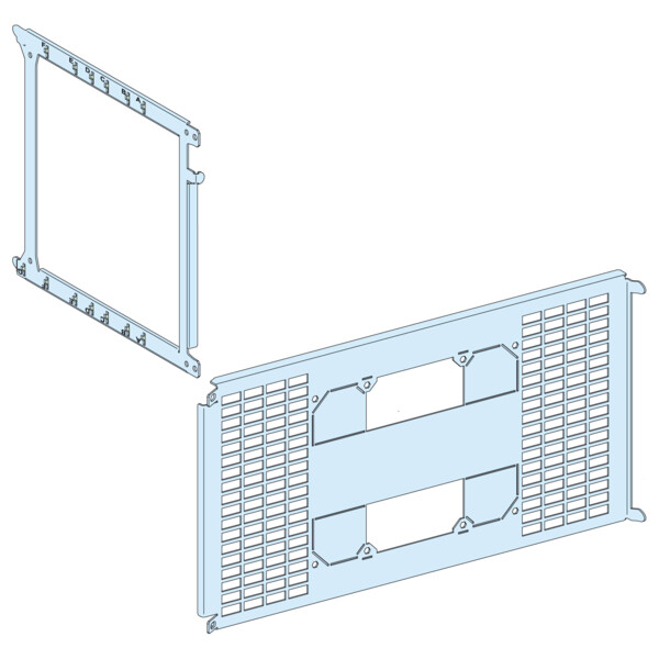 Platine NS800-1600 Fixe 3P4P Vertical L650 Prismaset p Active - Schneider Electric - LVS03482