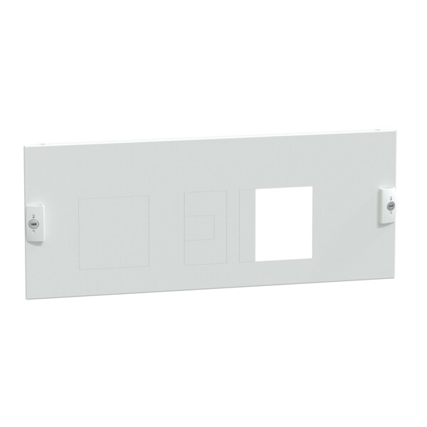 Plastron PrismaSeT P Active Schneider Electric Largeur 650 mm – Socle Horizontal – pour NSX100 à 250 4 Modules 4 Pôles Commande maneton - Schneider Electric - LVS03606