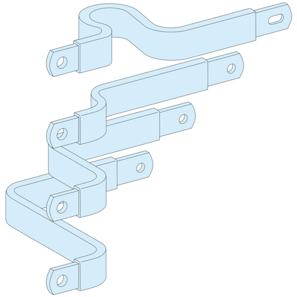 Liaison horizontale fixe 4P NSX100/250 Prismaset P Active - Schneider Electric - LVS04424