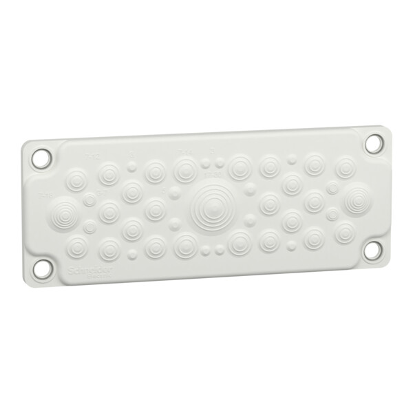 Prismaset g active - plaque passe-câbles à membrane - 43 entrées - Schneider Electric - LVS08896