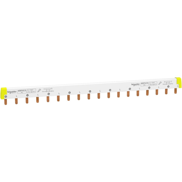 Acti9 ic60 - peigne de raccordement à dents - 2p - 100a - 18 modules de 18mm - Schneider Electric - A9XPH218