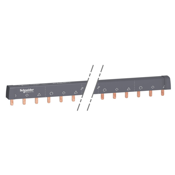 Acti9 iC60, peigne à dents, 3 pôles, 100A, 24 modules de 18mm - Schneider Electric - A9XPH324
