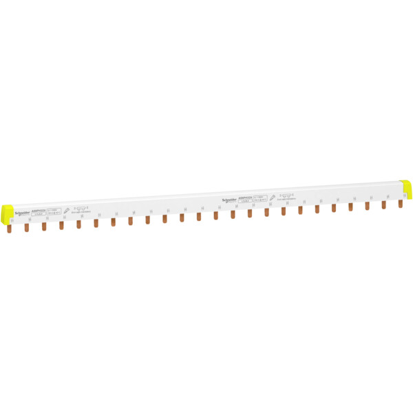 Acti9 iC60, peigne à dents, 3 pôles, 100A, 24 modules de 18mm - Schneider Electric - A9XPH324