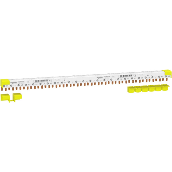 Peigne horizontal Schneider Acti9 iDT40 3P+N 80A 24 modules de 18 mm  - Schneider Electric - A9XPN724