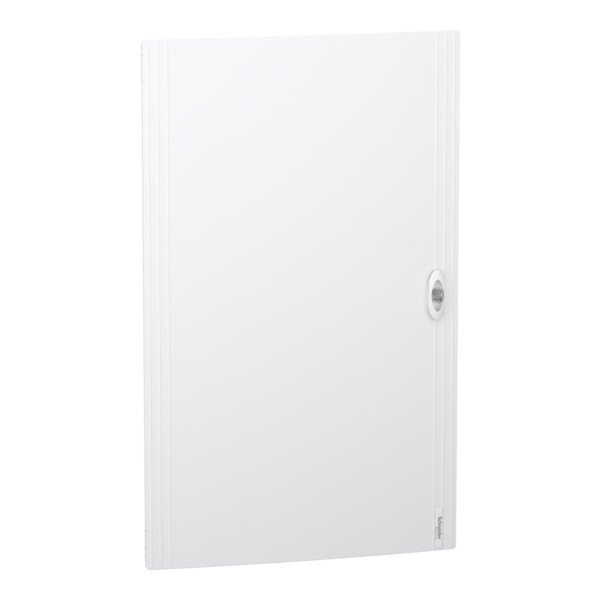 Porte pleine Schneider Prismaset XS RAL9003 pour coffret saillie 5 rangées 24 modules - Schneider Electric - LVSXDP524
