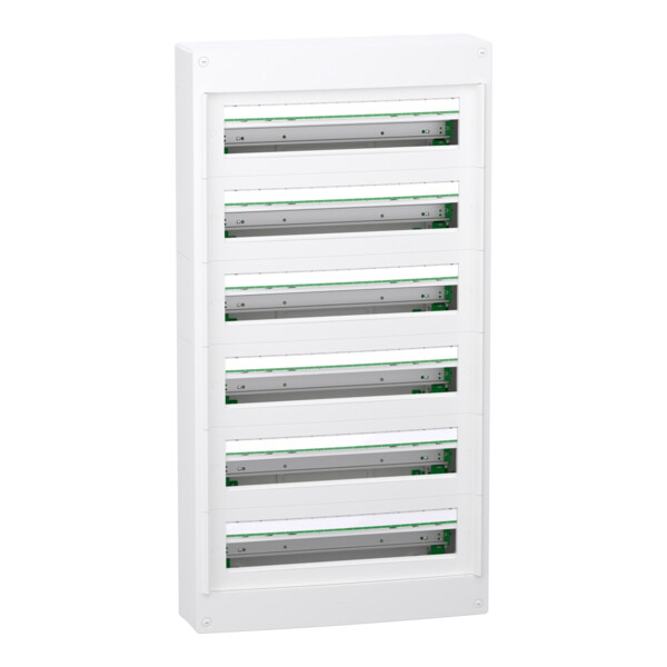 Coffret saillie Prismaset xs Schneider Electric - 6 rangées 24 modules - sans porte - Schneider Electric - LVSXT624