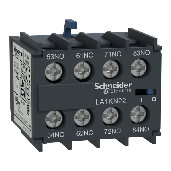 Bloc de contacts auxiliaires 4O Bornes à Vis Tesys Schneider - Schneider Electric - LA1KN04