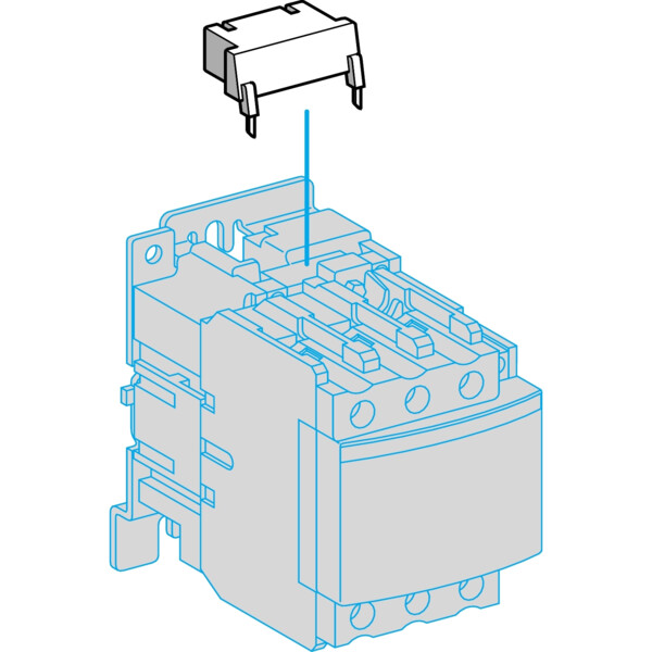 Module d’Antiparasitage TeSys Schneider Circuit RC – 110 à 240 Vca - Schneider Electric - LA4DA2U