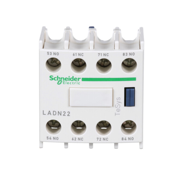 Schneider Electric Bloc de contacts auxiliaires Tesys 2 F Plus 2 O Bornes à Visétriers - Schneider Electric - LADN22