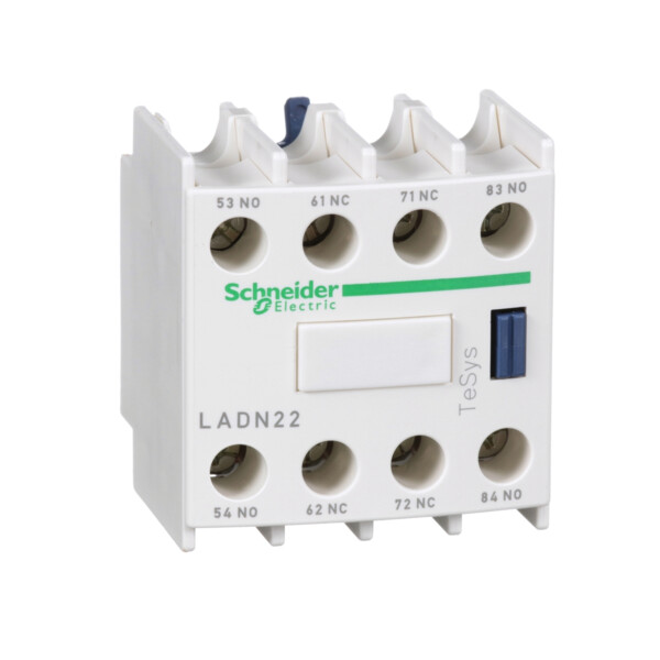 Schneider Electric Bloc de contacts auxiliaires Tesys 2 F Plus 2 O Bornes à Visétriers - Schneider Electric - LADN22