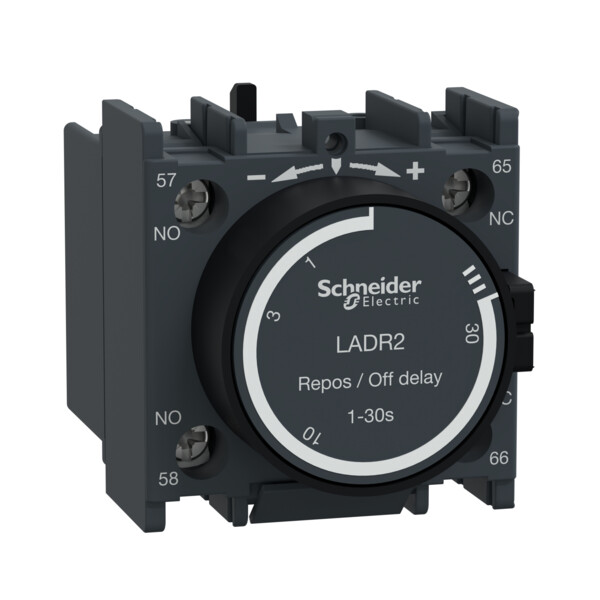 Schneider Electric Bloc de contacts auxiliaires Tesys 1F +1O Bornes à Vis étriers - Schneider Electric - LADR2