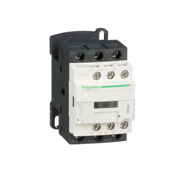 Contacteur 3P 12A Schneider LC1D12B7 Tesys Ac3 440V Bobine 24Vca - Schneider Electric - LC1D12B7