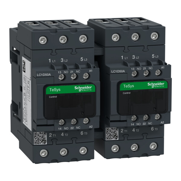 CONT INV EVERLINK 3P AC3 440V 50A BOB 230V CA-50/60HZ - Schneider Electric - LC2D50AP7