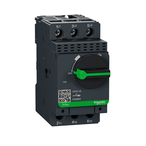 Disjoncteur moteur 14A 3P Schneider Gv2L 3D déclencheur magnétique - Schneider Electric - GV2L16