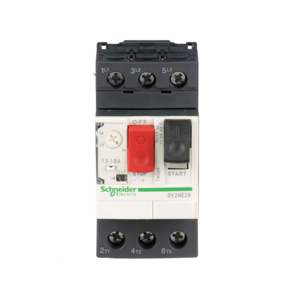 Schneider Electric Disjoncteur Moteur Gv2Me 13 à 18 A 3P 3D Déclencheur Magnétothermique - Schneider Electric - GV2ME20