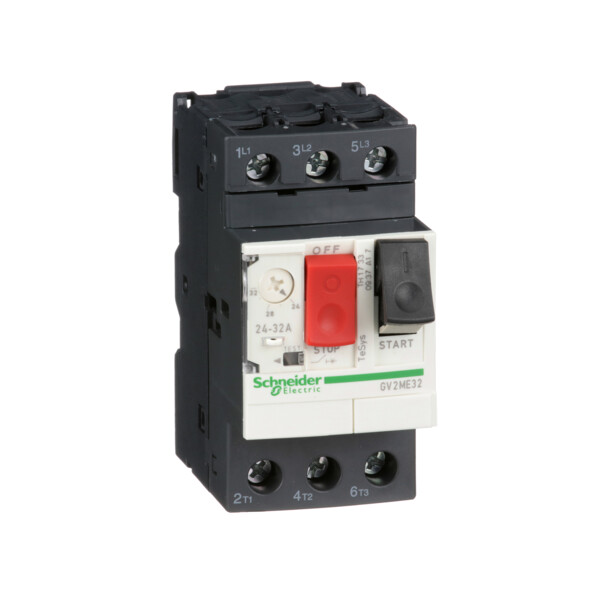Disjoncteur moteur 24 à 32A 3P Schneider Gv2Me 3D Déclencheur Magnétothermique - Schneider Electric - GV2ME32