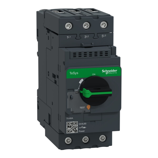 Tesys gv - disjoncteur magnétique - 80a - 3p - everlink - Schneider Electric - GV3L80